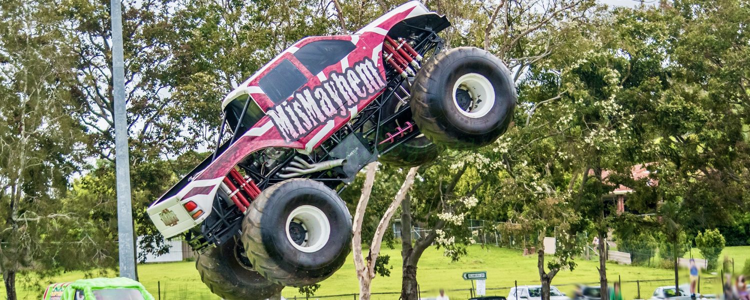SATURDAY ONLY – MONSTER TRUCKS!! 2024 Dates TBC (Kid’s 12 yrs & under FREE!)
